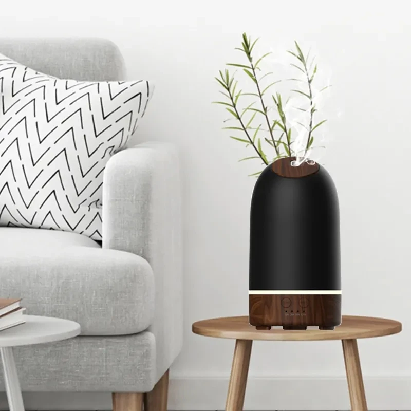 Air Humidifier Essential Oil Aromatherapy Diffuser Premium Ultrasonic Room Office Auto Power Off Waterless 7 LED Colorful Lights