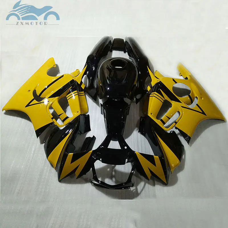 Motorcycle parts for HONDA CBR 600 F3 fairings 1997 1998 CBR600 F3 97 98 yellow black aftermarket bodywork fairing kit  A1