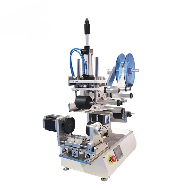 Orshang Semi Automatic Manual Round Bottle Cans Label Machine Semi Auto Square Bottle Soft Tube Labeling Machine