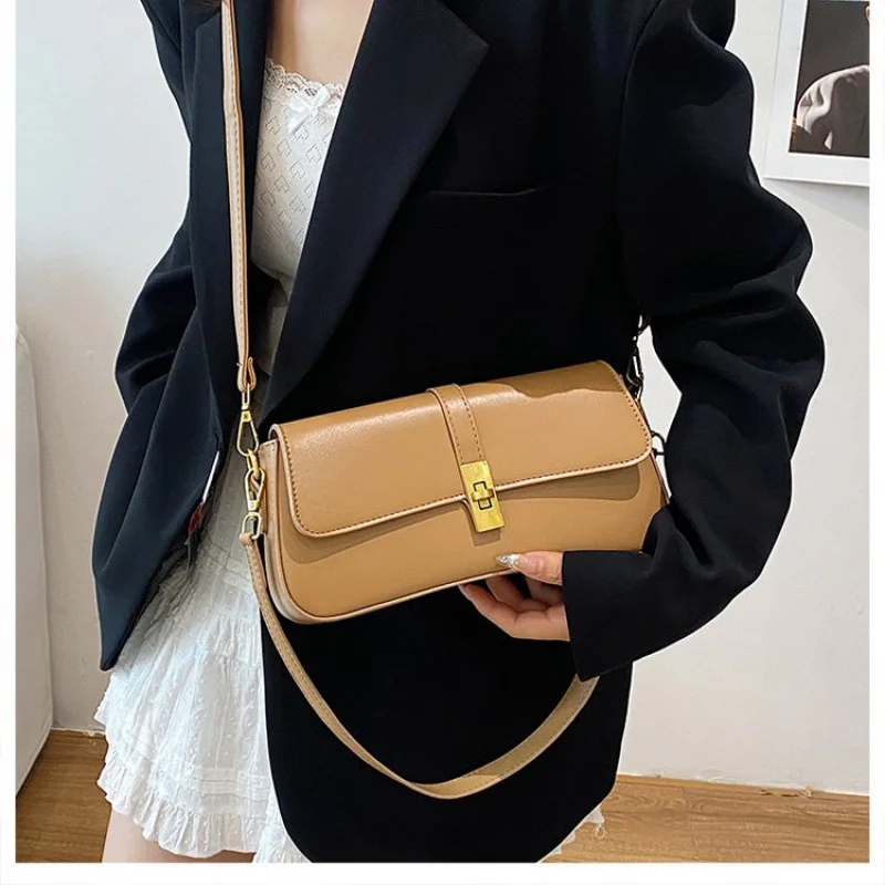 

Elegant Women Luxury Tote Bag High End Leather Classic Paris Designer Vintage Casual Simple Ladies Handbag