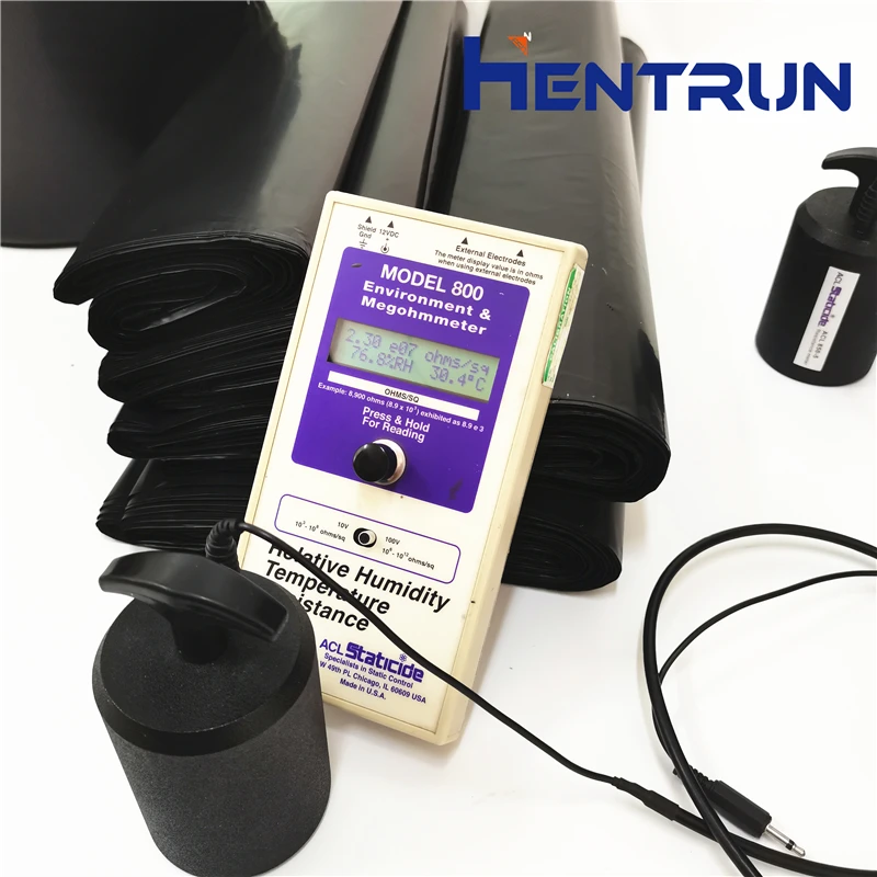 ESD الاستاتيكيه كيس قمامة 80*100 سنتيمتر كيس قمامة أسود كبير 0.05 مللي متر سمك قوي دائم مادة البولي ايثيلين للإلكترونيات الاستهلاكية #3