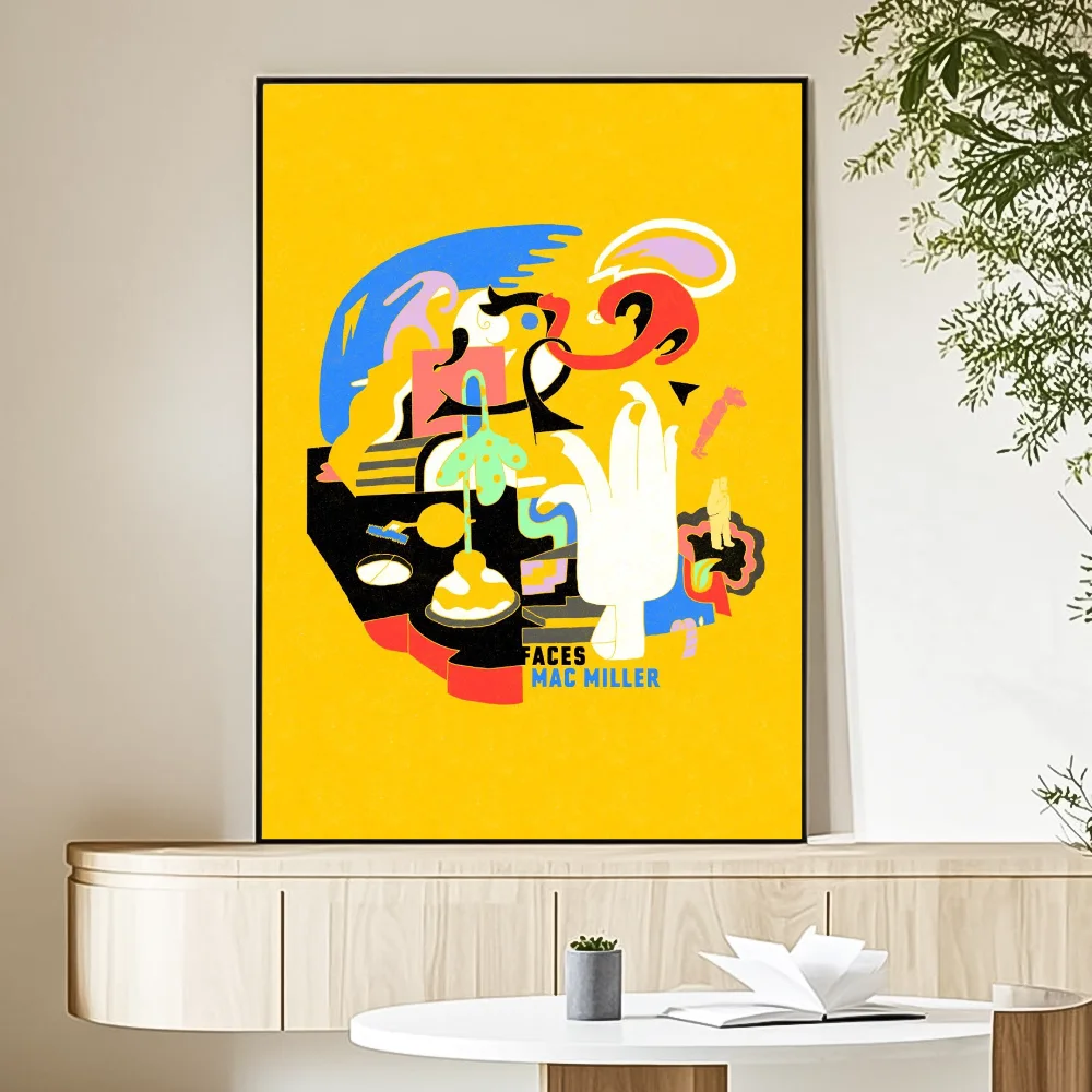 Zanger M-Mac Cirkels Miller Klassieke Poster HD Art Sticky Wall Waterdicht Thuis Woonkamer Slaapkamer Bar Esthetische Decoratie