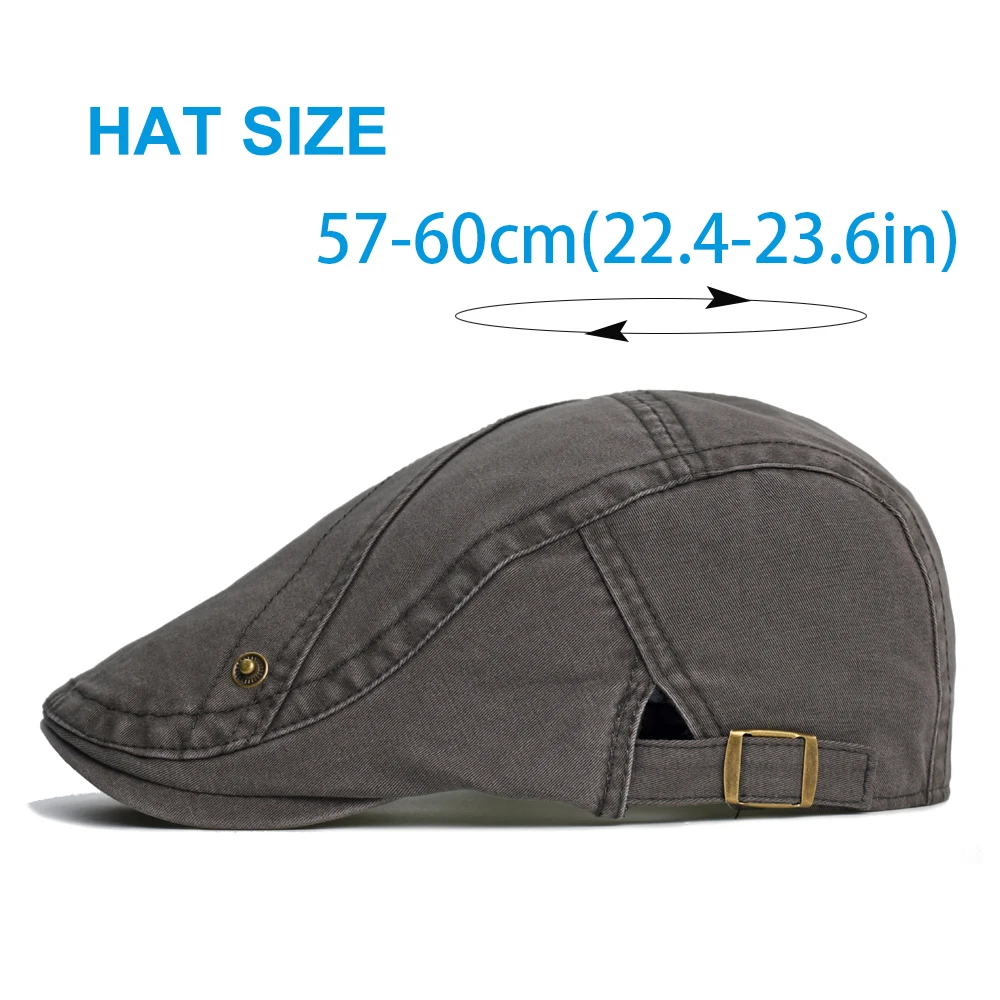 Four Seasons Newsboy Cap Men Women Solid Soft Casual Fashion Beret Hat Golf Driving Hat Flat Ivy Cap