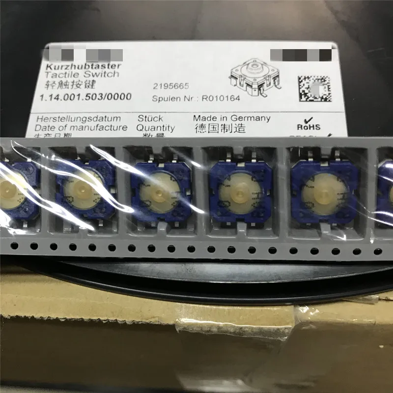 5 قطعة رافي ألمانيا 1.14.001.503/0000 SMT زر المصعد 12*12*5 التبديل
