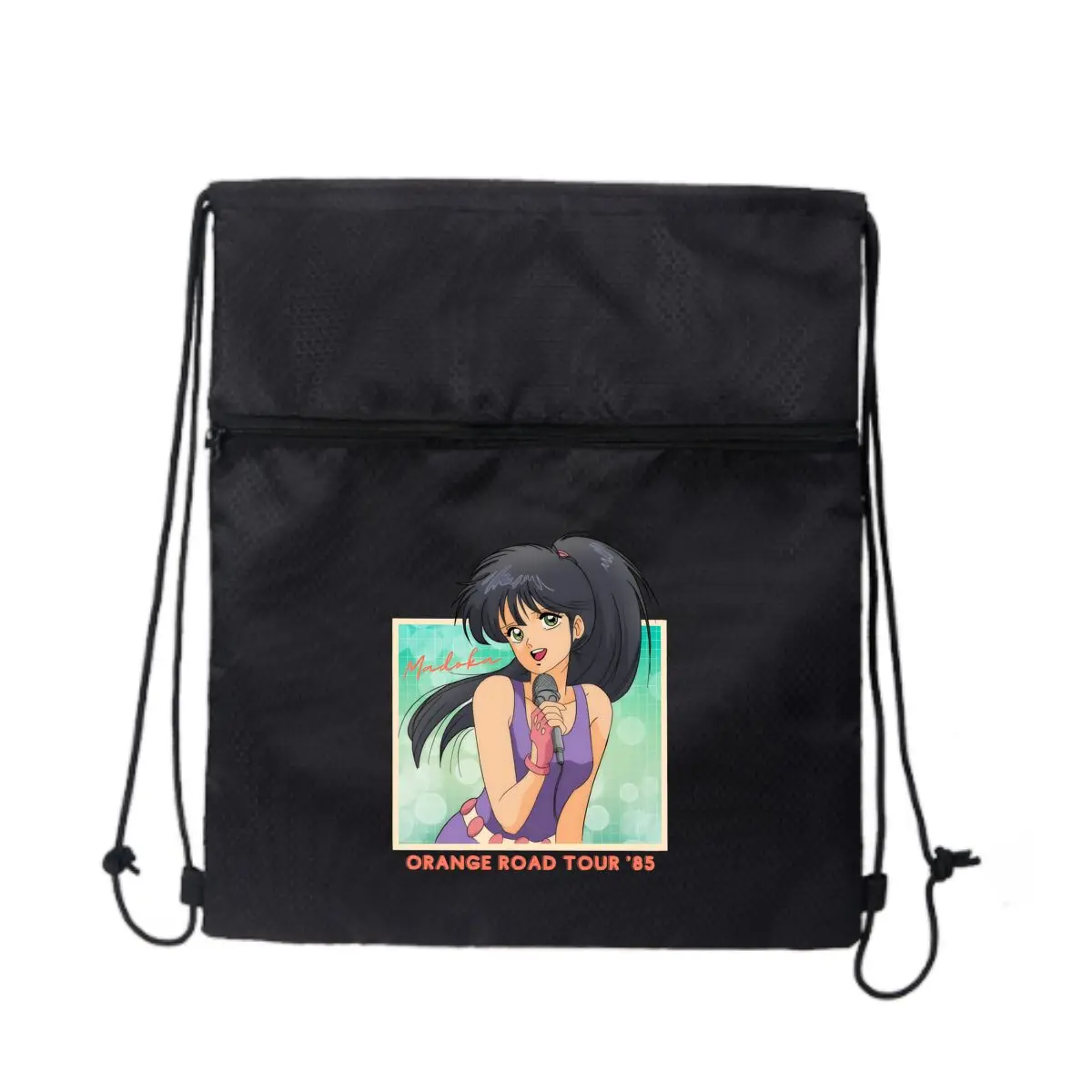 

Девушка в стиле аниме вмещает легкий рюкзак на шнурке Sweet Grace для рюкзака, рюкзак для отдыха на открытом воздухе, сумка на молнии