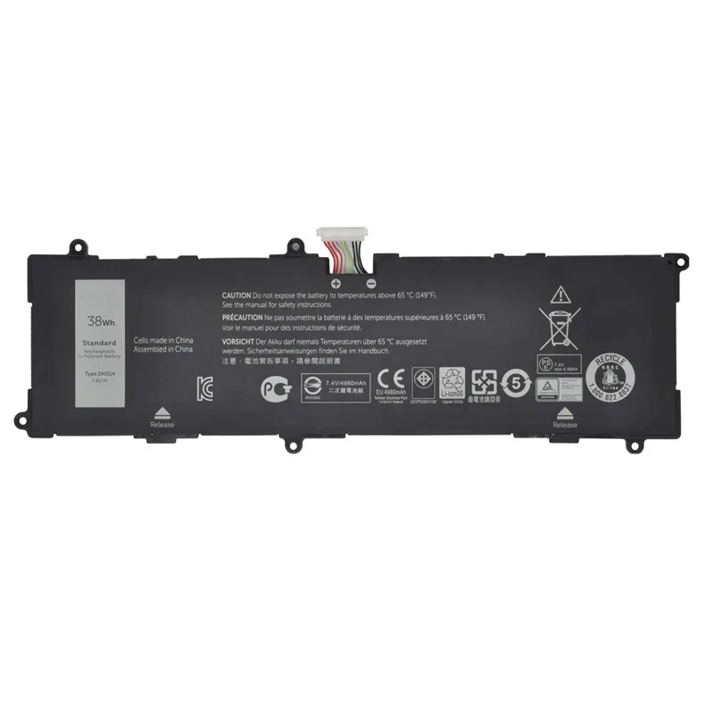 New 7.4V 38Wh 2H2G4 Laptop Notebook Batteries For Dell Venue 11 Pro 7140 Tablet 21CP5/63/105 HFRC3 TXJ69 4 Cell