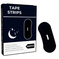 Anti Ronco Sleep Mouth Tape, Melhor Respiração Nasal Strips, Melhor Alívio do Ronco do Dormir, Grau Médico, 30 Pcs, 60Pcs