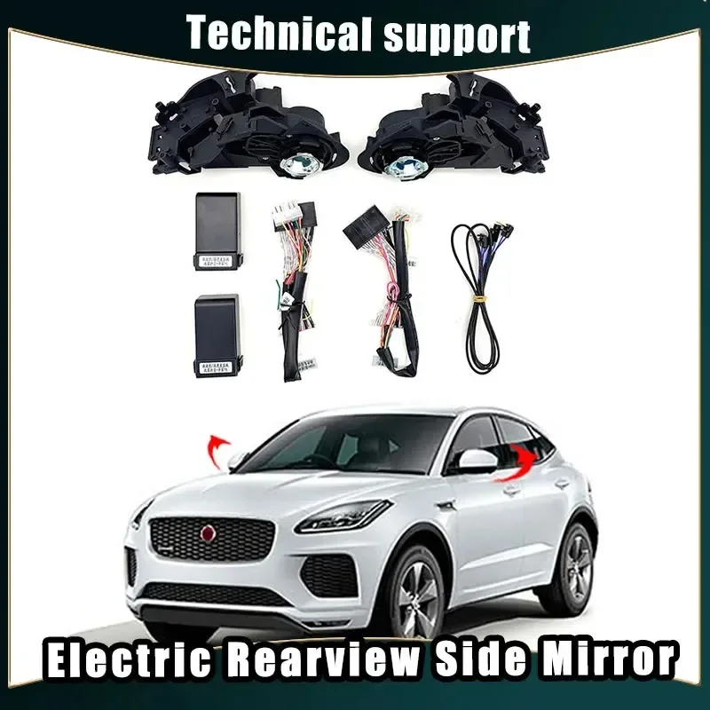 

Car Mirror Accessories for Jaguar XEL Auto Intelligent Automatic Car Electric Rearview Side Mirror Folding System Kit Modules