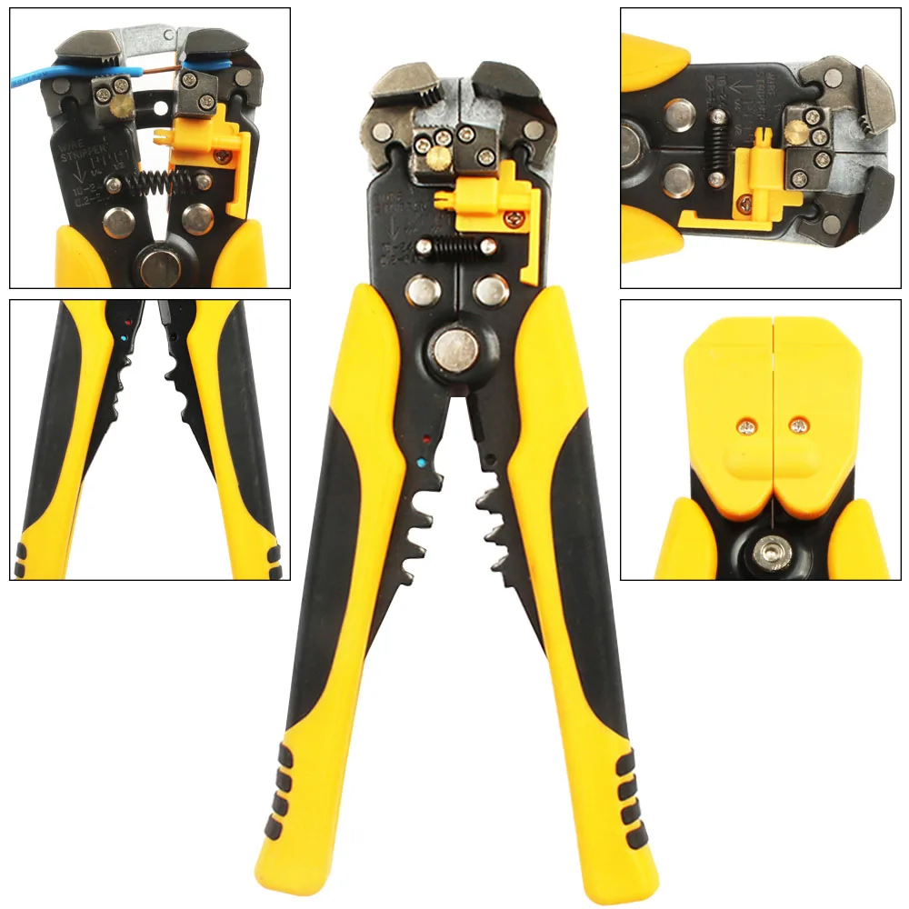 Alicates de prensado de SN-48B, kit de terminales aislados de tubo, bolsa, abrazadera eléctrica, herramientas de marca, 7 mandíbulas, para 2,8, 4,8, C3, XH2.54, 3,96, 2510