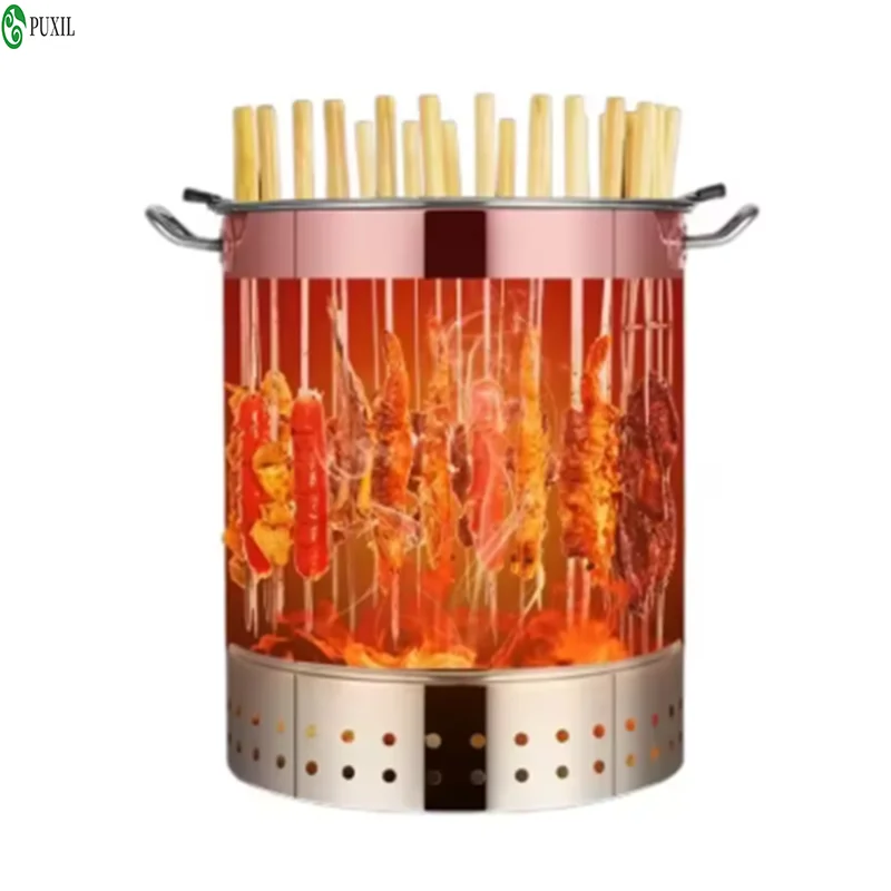 barbecue-sans-fumee-barbecue-de-cour-barbecue-d'interieur-exterieur-barbecue-au-charbon-barbecue-suspendu-barbecue-a-brochettes