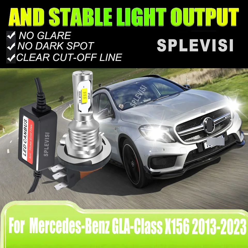 

H15 Headlight Bulb, 6000K 12V 35W H15 Bulb Main High Beam, DRL Canbus For Mercedes-Benz GLA-Class X156 2013 2014 2015 2016-2023