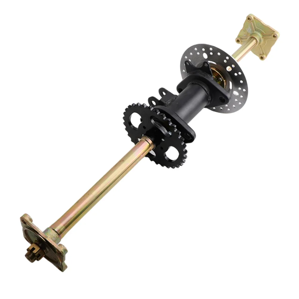 800mm/810mm Rear Axle Assembly With 190mm Brake Disc 530-32T Sprocket Hub For 150cc 200cc 250cc ATV Buggy UTV Quad Go Kart Parts