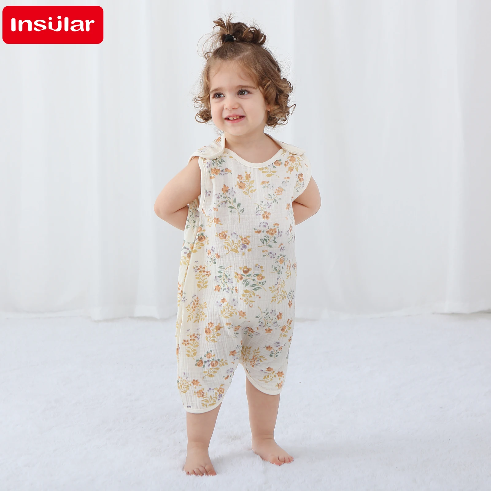 

Newborn 100% Cotton Baby Sleeping Bag Soft Cartoon Romper 0-9 Months