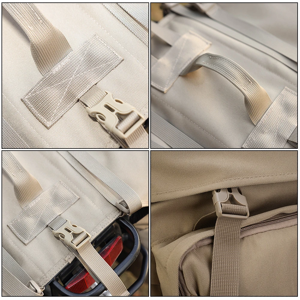 1 pçs 30l cestos de bicicleta saco de deslocamento à prova dwaterproof água sacos sela para rack traseiro rack transportadora