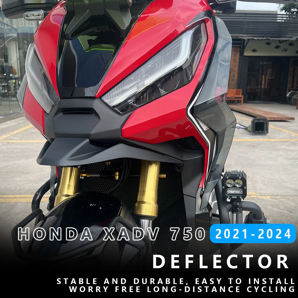 

For HONDA X-ADV 750 XADV750 2021-2024 2023 Motocycle Accessories Front Fender Beak Fairing Wheel Extender Cowl Extension Cover