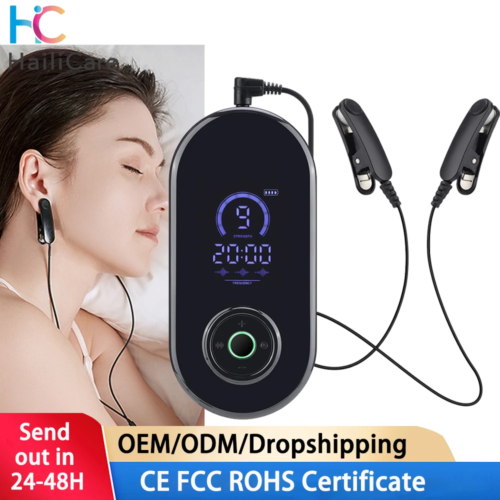 

CES Sleeping Aid Microcurrent Stimulation Insomnia Electrotherapy Device Anxiety Depression Migraine Relieve Head Pain Relax