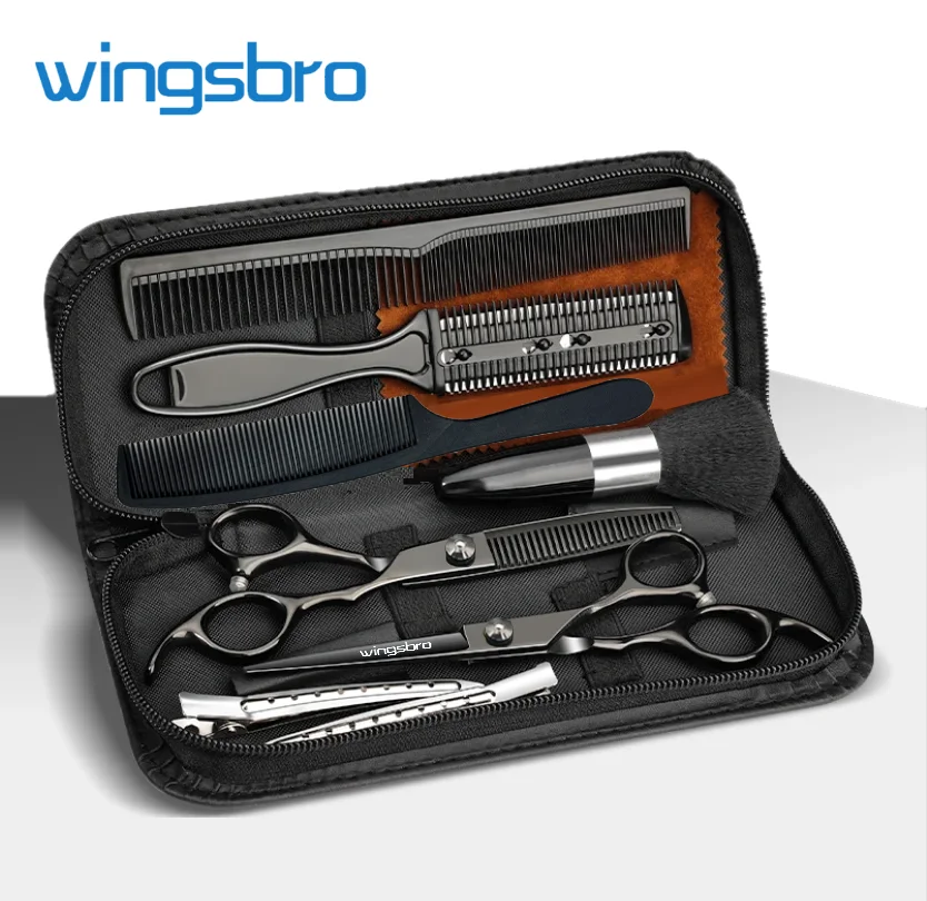 Wingsbro 6,5" Professionelles Haarschere-Set für Schönheitssalons, Haarschneideschere, Friseur-Profi-Haarschere-Set – Detail 7