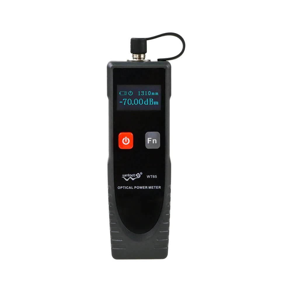 

WINTACT WT65 Optical Power Meter .-70dBm +6dBm Optic fiber engineering; Optic fiber sensor research; Optic elements production;