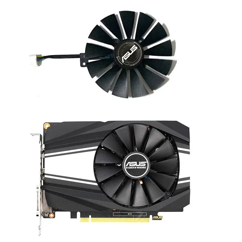 

95Mm PLD10010B12HH 6 Pin Rtx 2060 GTX 1660 1650 Super Gpu Fan Voor Asus PH-GTX 1660 TI-O6G PH-GTX1660TI Gtx 1660Ti Itx Graphics