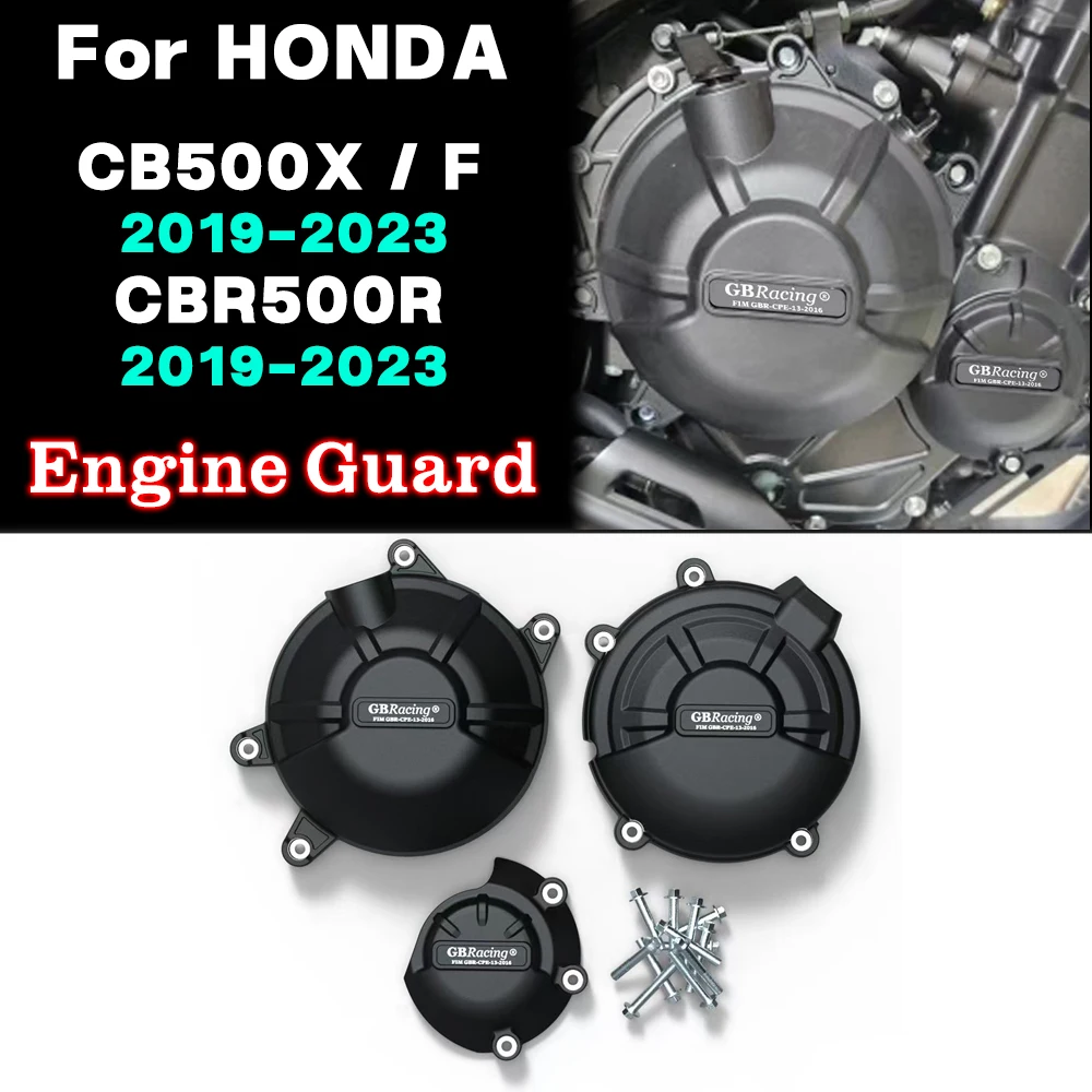 

FOR HONDA CB500X CB500F CBR500R 2019 2020 2021-2023 For GBRacing Motorcycles Engine Protective Cover