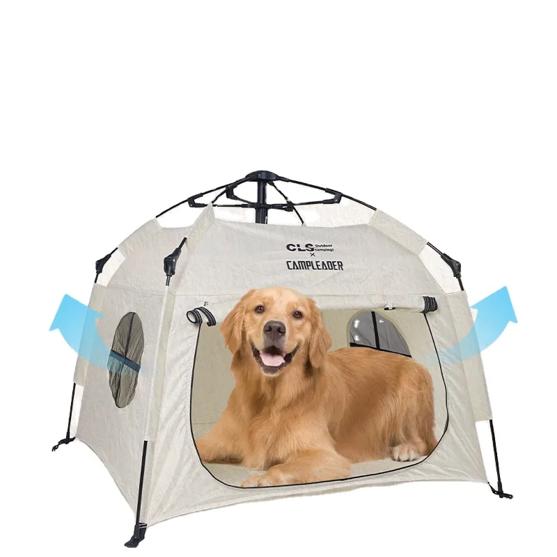STLFPet Tent Outdoor HouseholdsAutomatic Folding Kennel Rainproof and Portable Vehicle-mounted Camping Tent