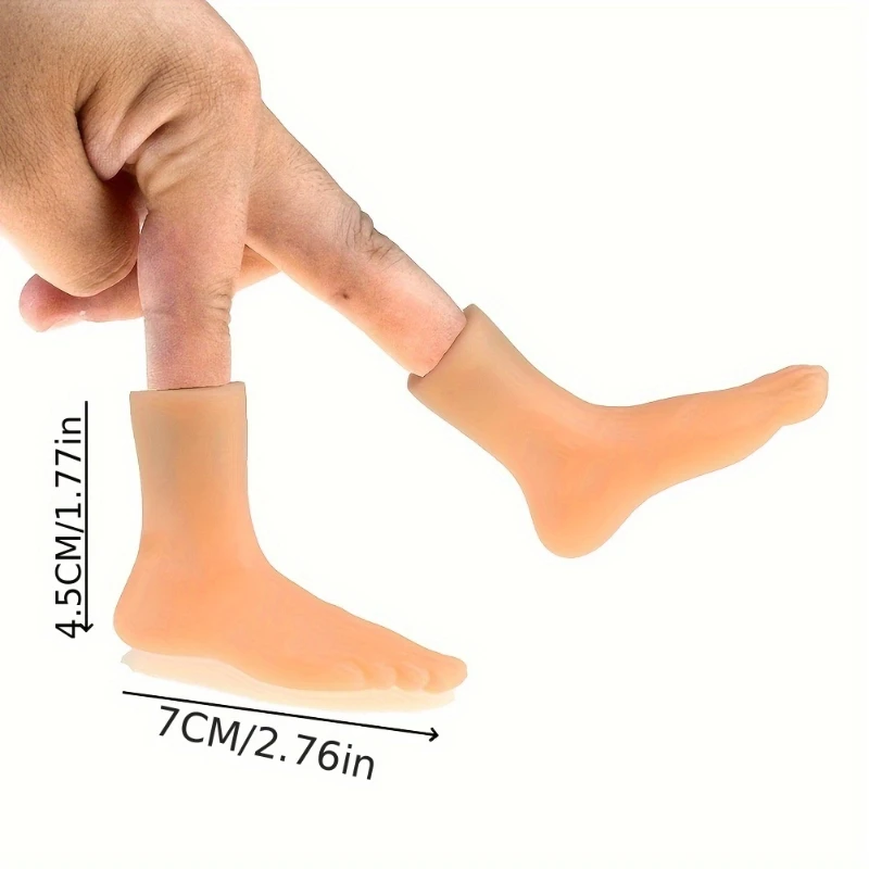 Left And Right Foot Finger Booties Puppets Mini Football Toy For Children Little Feet For Adults Kid Novelty Cat Teaser Toys