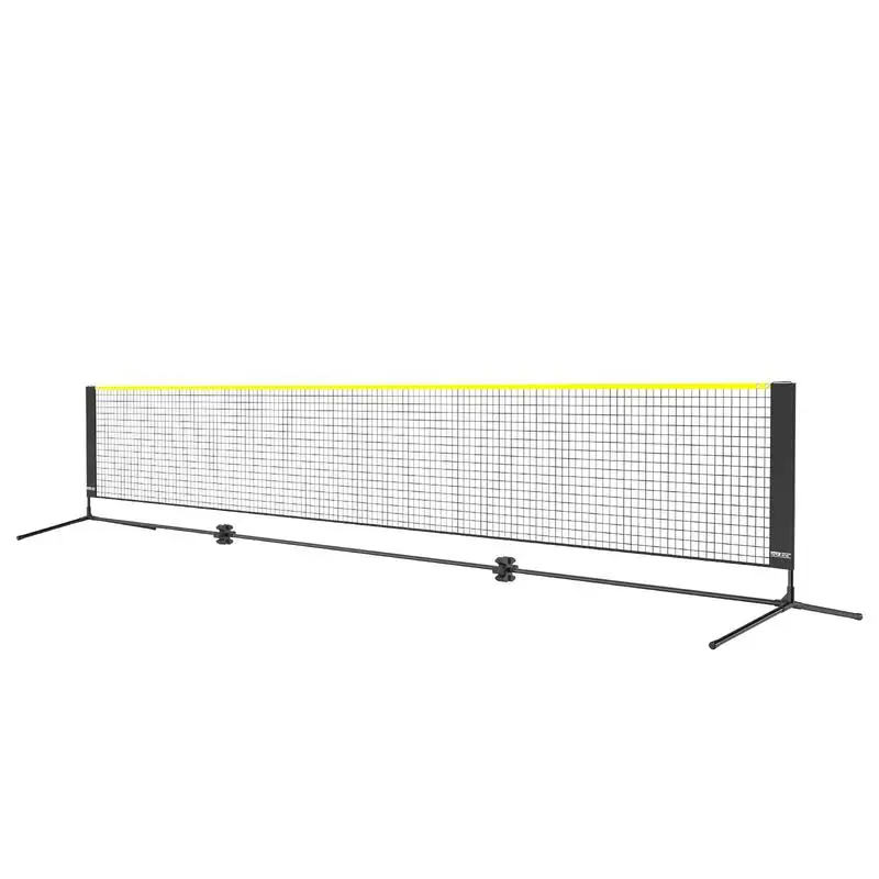 

Portable Sports Mesh 17ft Adjustable Height For Backyard Court Driveway, Foldable Training Equipment Stand Included Carrying Bag Indoor Outdoor Use