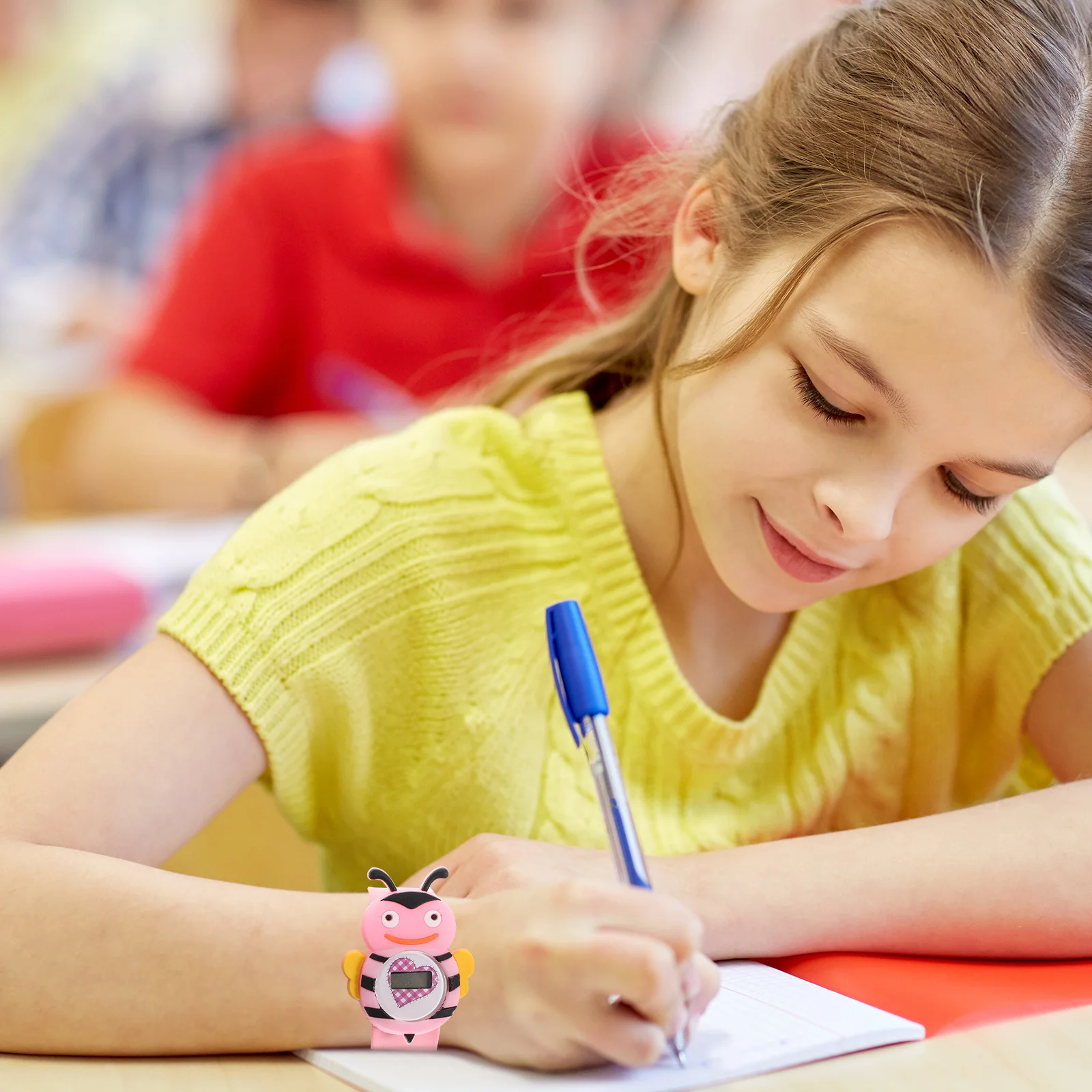 3 قطعة ساعة سيليكون كارتون معصمه الأرقام العربية الوقت التعلم باتينغ ساعة للطلاب جميلة مقاوم للماء #1