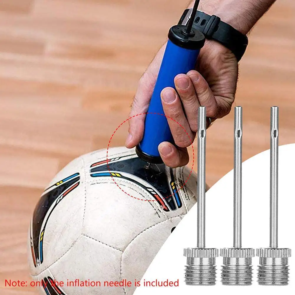 Sports Ball Air Valve volleyball Basketball Football Stainless Inflation Air Inflating Pump Needle Adapter Adaptor