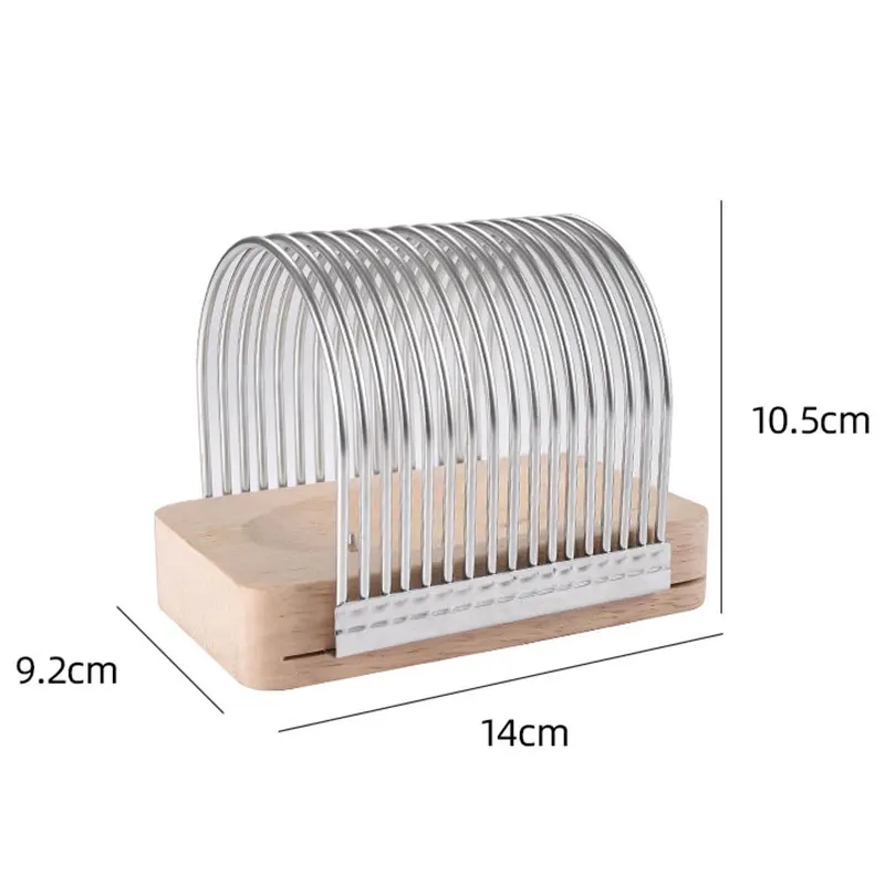 Stainless Steel Bread Slicers Toast Cutter Guide Unique Strong Construction Practical Bread Slicing Guide for Homemade Loaf Cake