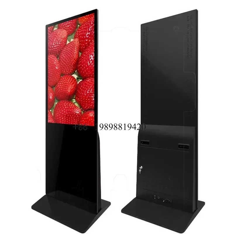 Wmwmnu for Portable Movable Digital Signage Network E-poster LCD Advertising Display Screen Floor Standing customized product
