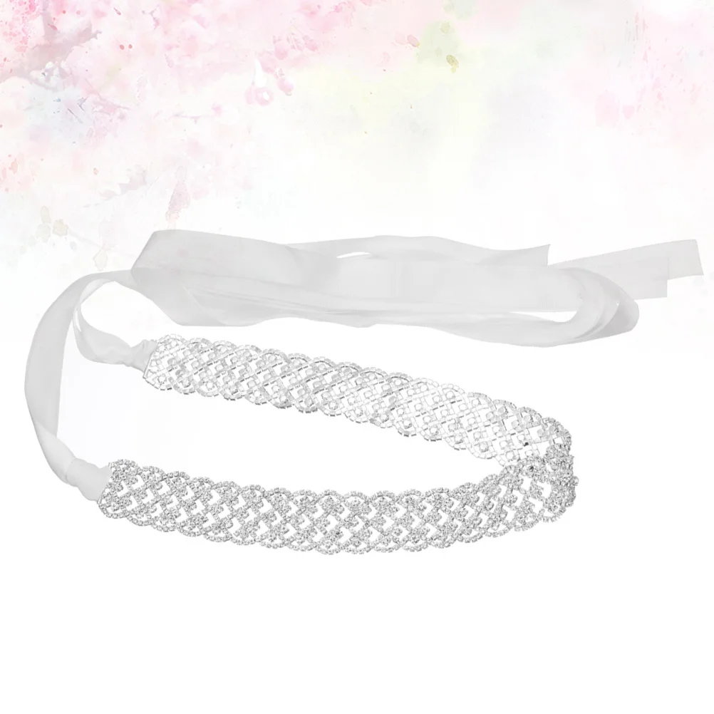 حزام زفاف كريستال فضي مصنوع يدويًا فستان زفاف حزام خصر أنيق وشاح العروس مثالي لصور الزفاف وحفلات وصيفات العروس