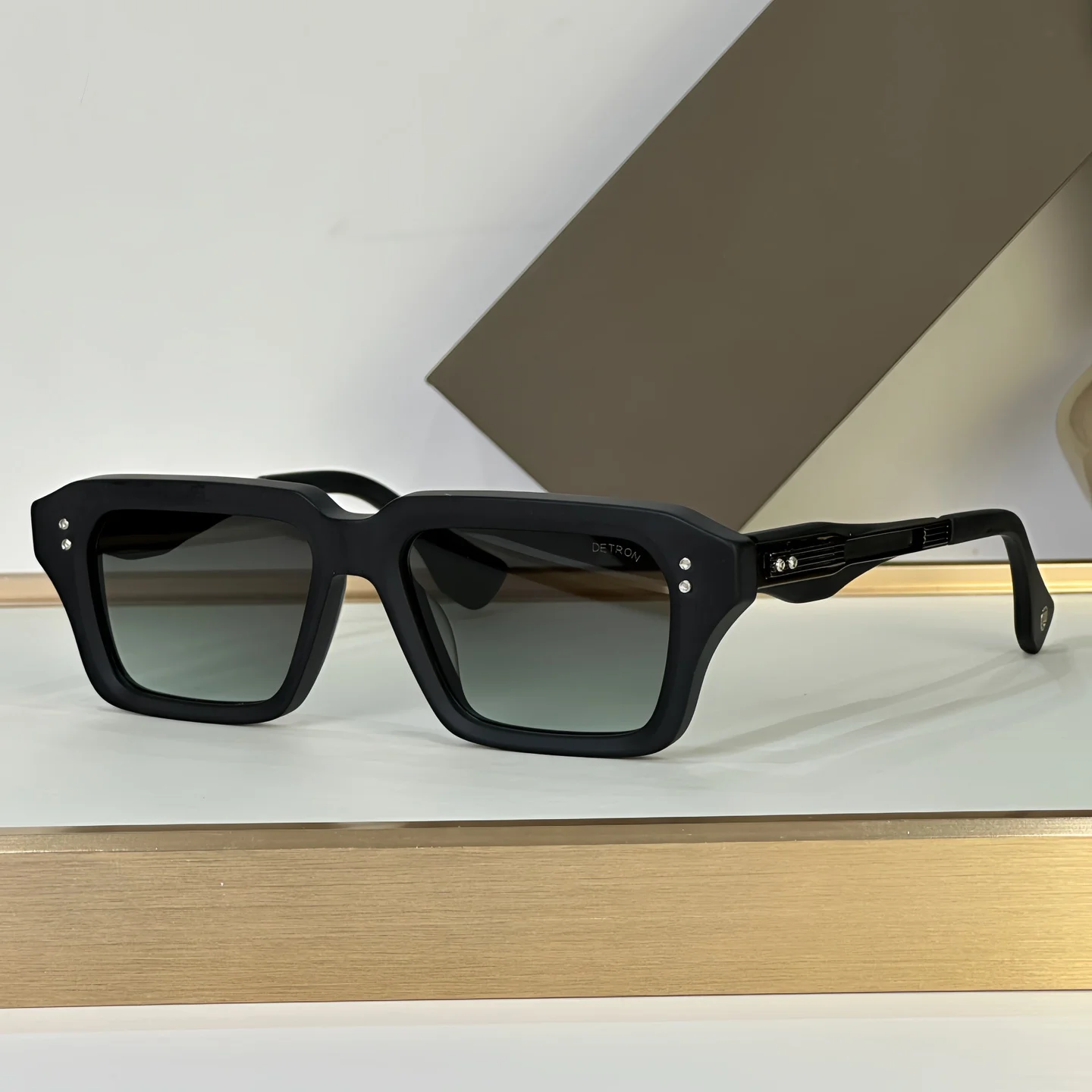 ADITA DETRON 459S MAAT 52-17-14 Topkwaliteit zonnebril voor heren Titanium stijl Fashion Design zonnebril voor dames met doos