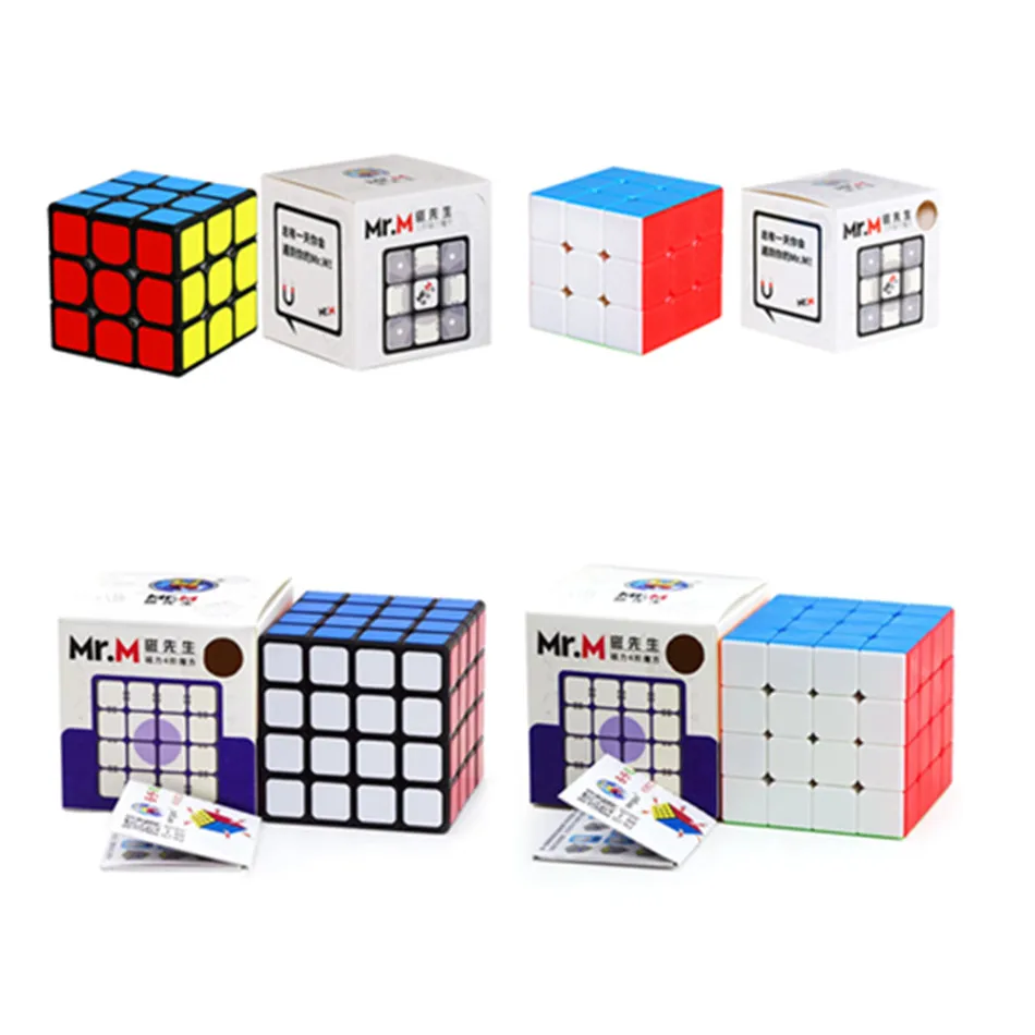 

Mr.M Series 2x2 3x3 4x4 Магнитный магический куб SengSo Профессиональные подарки на день рождения и Рождество Детские игрушки Cubo Magico