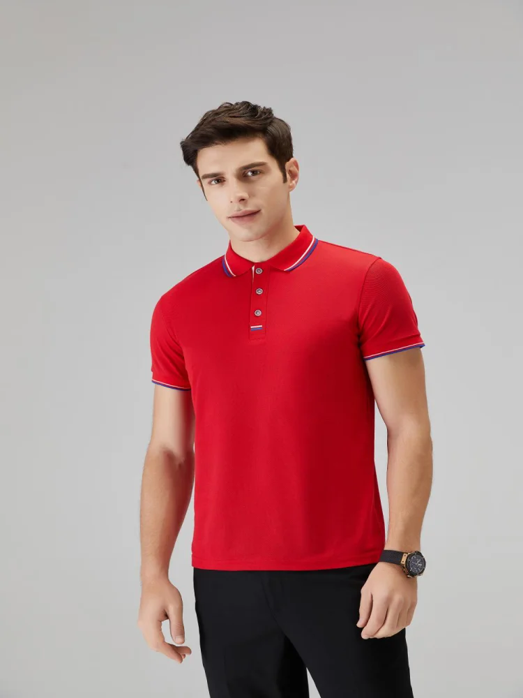 POLO Shirt Customized Summer Short Sleeve Print Logo Icon Embroidered Polo T-shirt Breathable Men's and Women's Work Suit