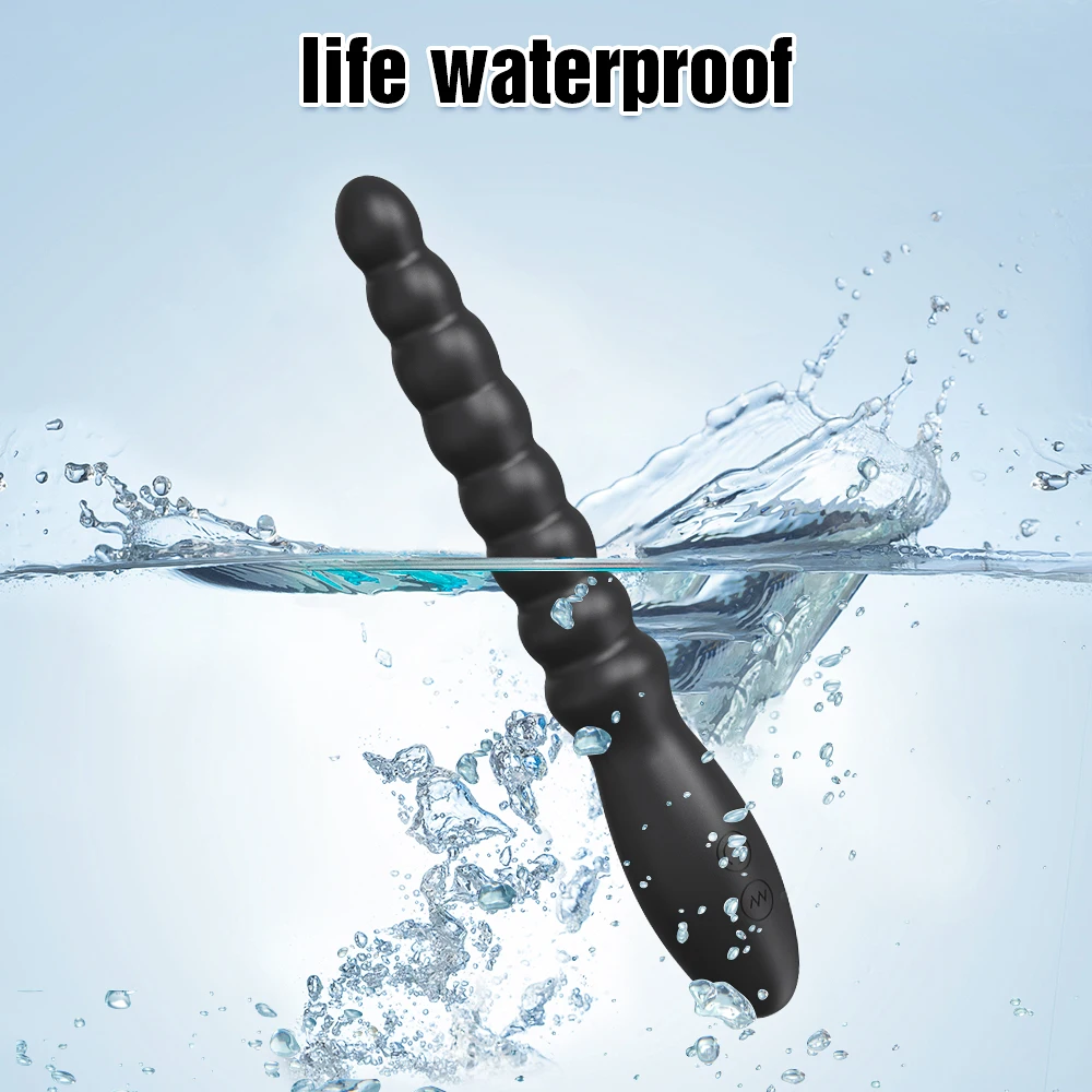 ลูกปัด Anal Butt Plug Prostate Stimulator Vibrating Anal Plug G Spot Vibrator ผู้ใหญ่ผู้หญิงผู้ชายคู่ Flirt เกย์เพศเร้าอารมณ์ของเล่น