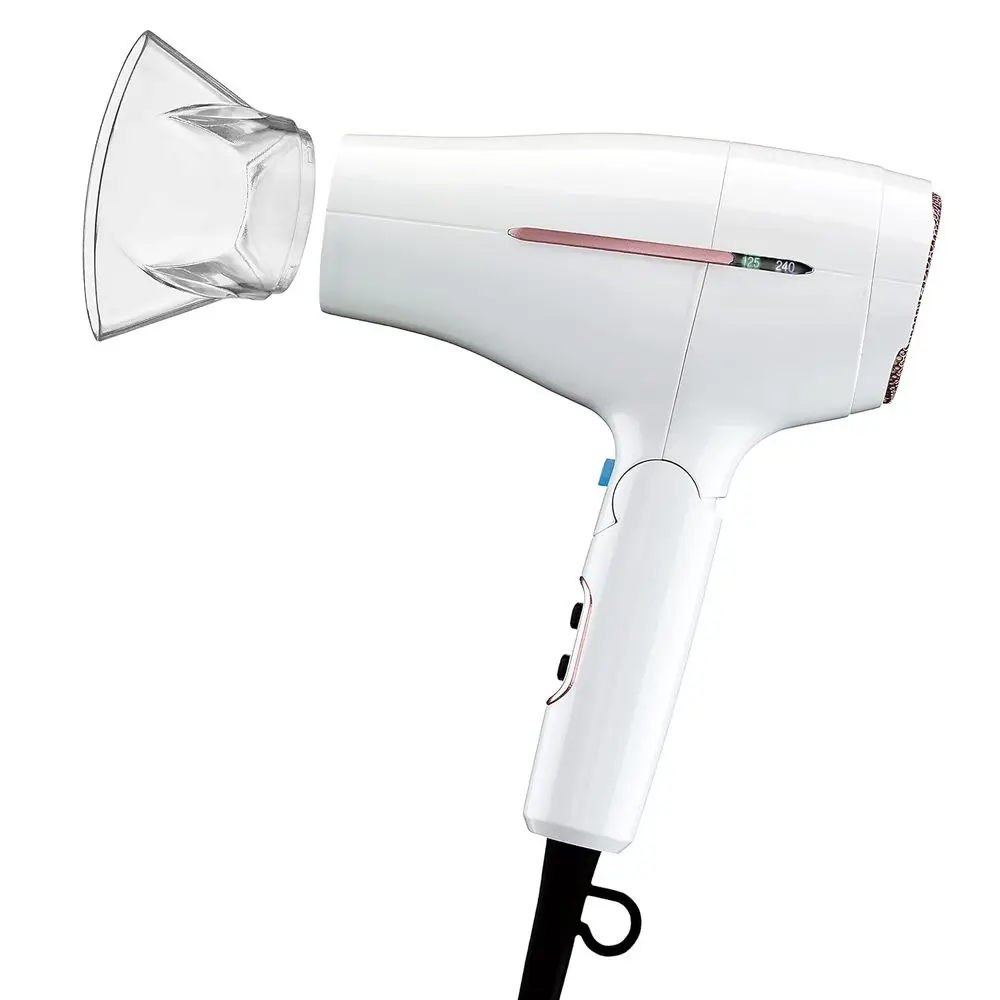 

Concentrator & Folding Handle Travel Dryer, 1875W Ionic Conditioning, 3 Heat/2 Speed Settings, White