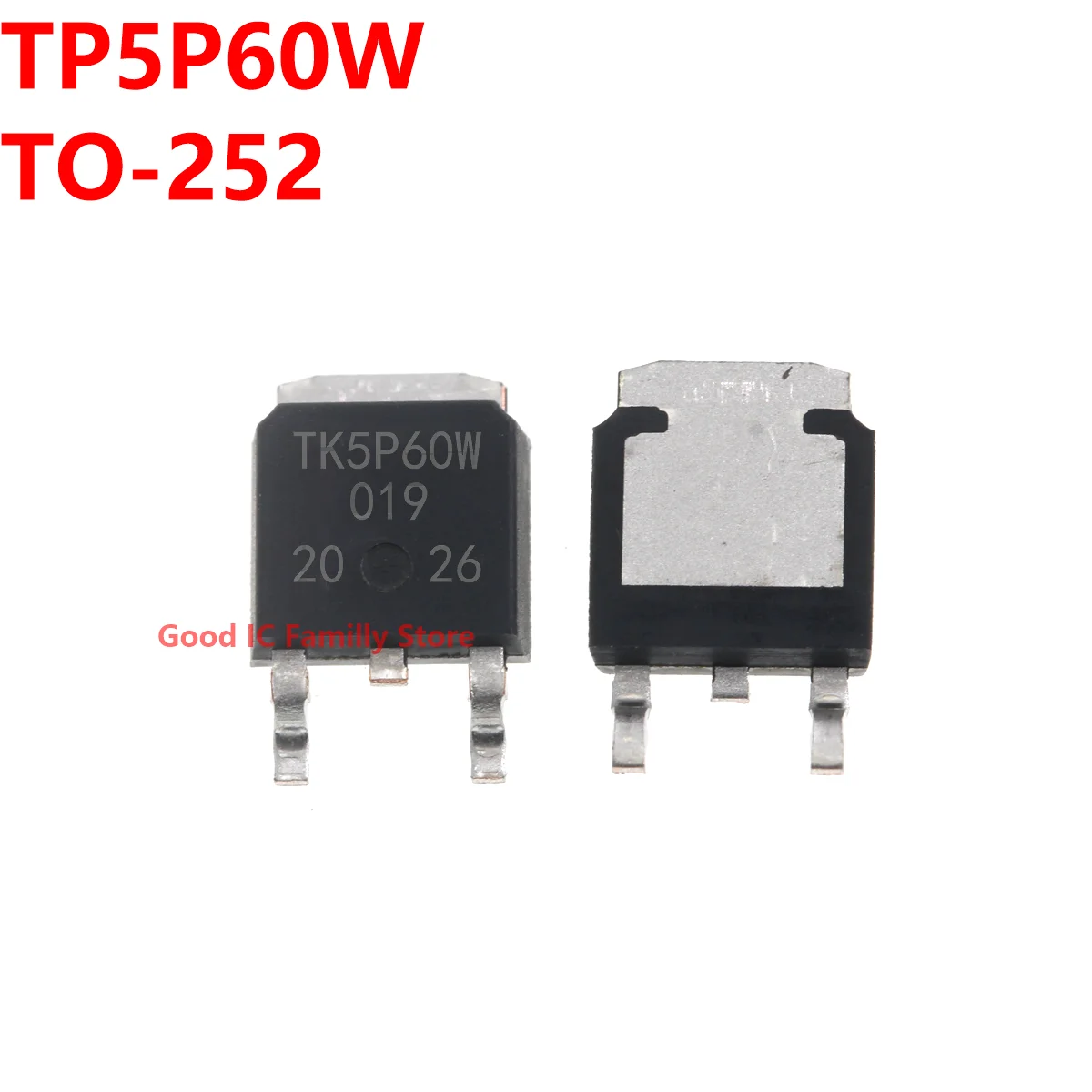 

10PCS TK5P60W TO-252