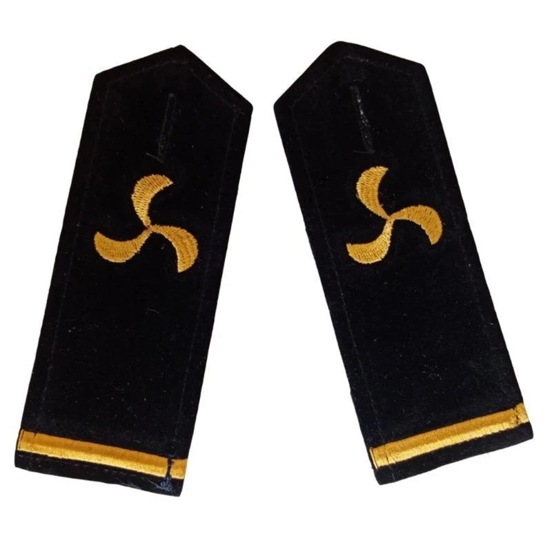 Capitão dragonas uniforme marinheiro dragonas placas ombro para uniforme profissional cosplay festa palco ombro barra