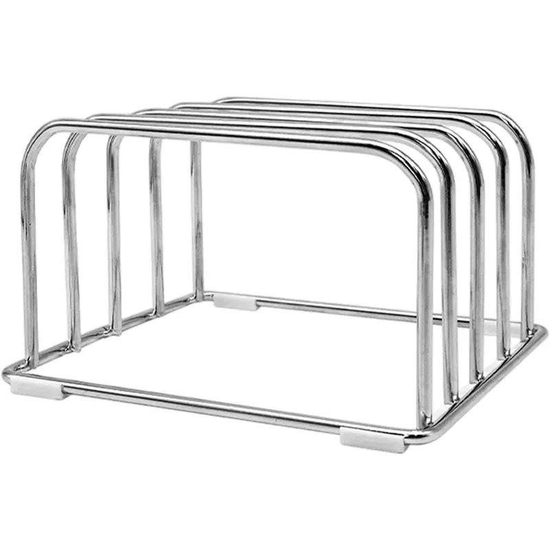M11K-Cookware Holder Storage Stand Cutting Board Rack Pot Pan Lids Baking Cookie Pan Sheets Rack