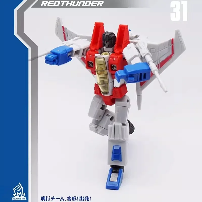 Mechfanstoys การแปลง MFT MF-F01 F-01 MF32 MF31ทีมบิน MF33สตาร์สตัดธันเดอร์แคร็กเกอร์สกายวาร์ป3ชิ้น/ชุดตุ๊กตาขยับแขนขาได้