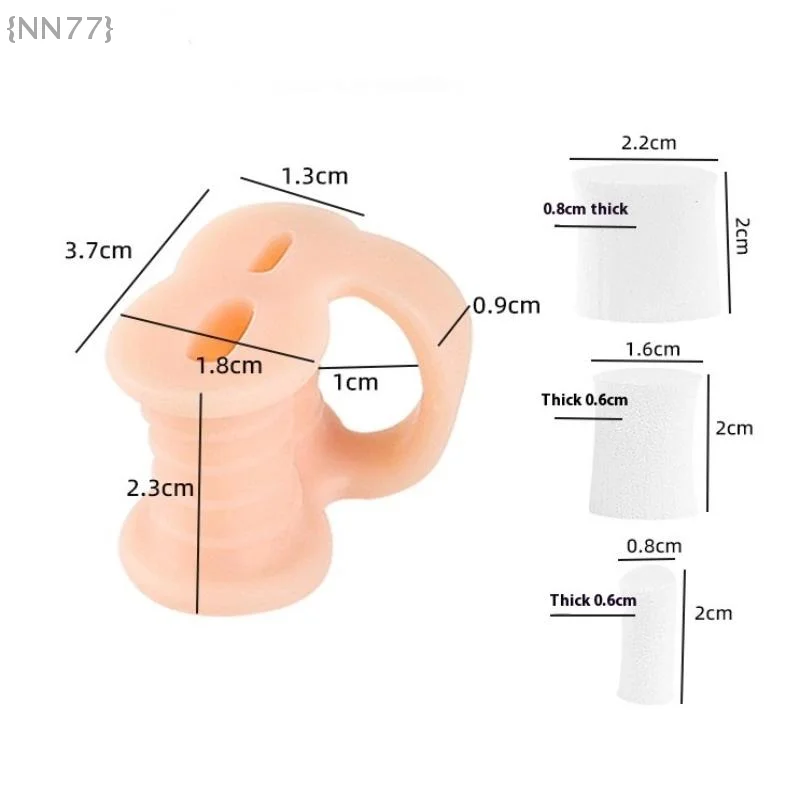 1 Pair Gel Toe Separator - Bunion Corrector & Toe Protector, Relieves Pain From Overlapping/Drifted Toe {NN77}