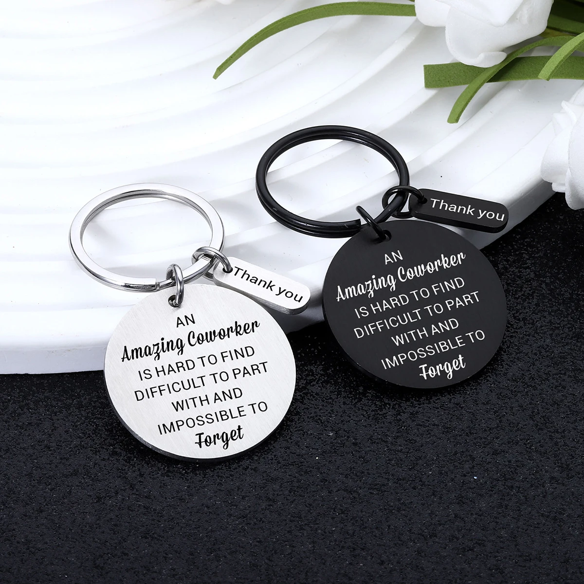 

Personalized Custom Name Inspirational Keychains Relationship Keepsake Stainless Steel Double Sided Inspirational Gift Wholesale