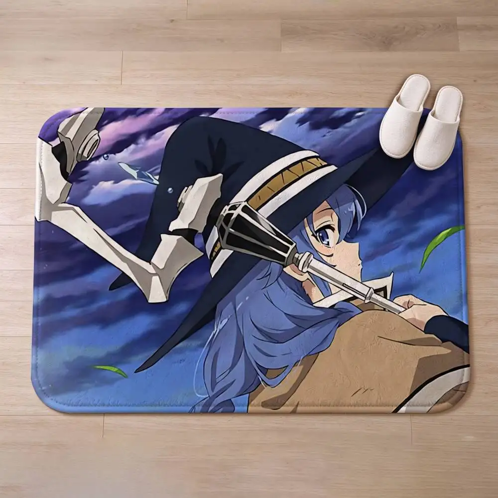 MT Rudy Anime M-Mushoku Tensei-S3 Home Decor Short Plush Floor Mat, Non-Slip & Easy to Clean for Multi Doorways