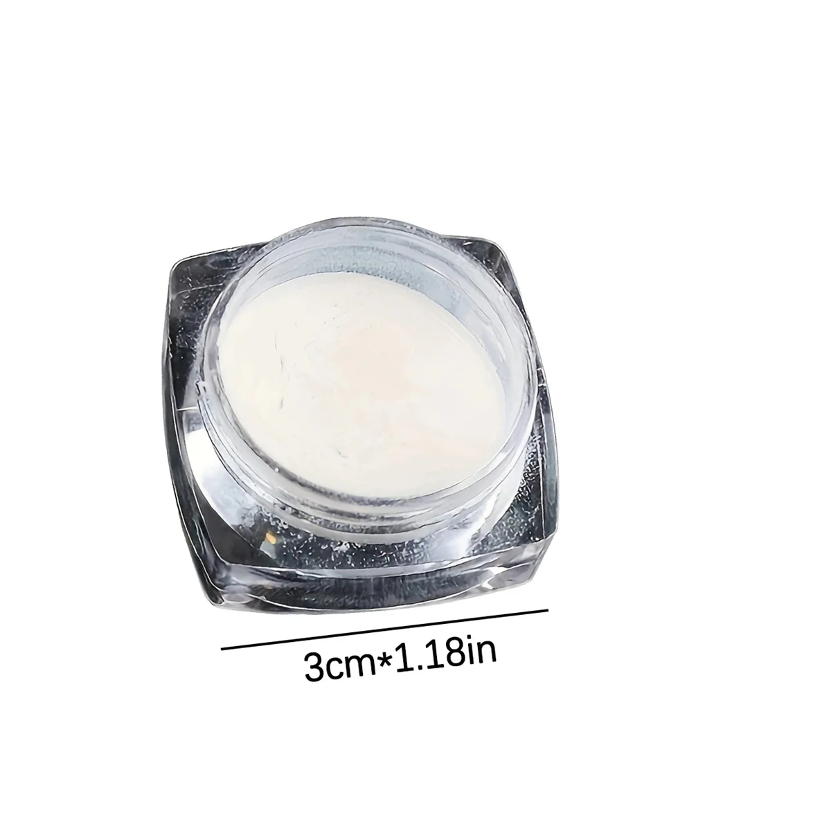 1 set 6 pezzi polvere per unghie al chiaro di luna polvere per specchio magico bianco delicato brillante Aurora smalto combinato UV e LED creazione di nail art