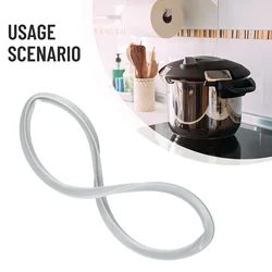 1pc Pressure Cooker Seal Ring Silicone Rubber Seal O Ring Cooking Gasket Replacement Aluminum Pressure Cooker Universal 18-26cm