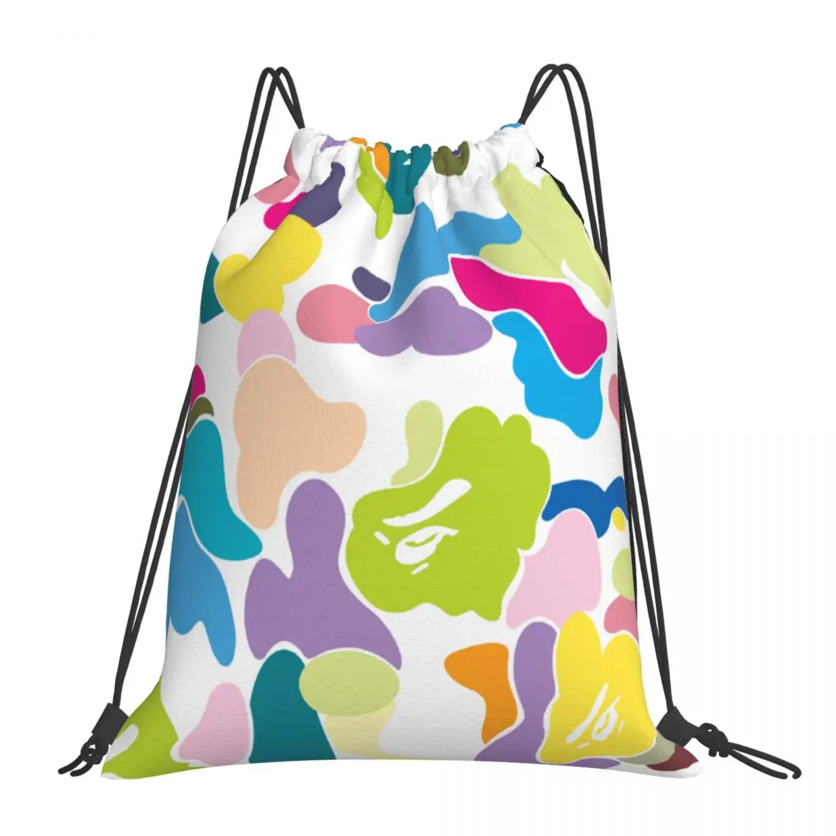 

Сумка на шнурке с логотипом на заказ, дорожный рюкзак APE-Bape, Студенческая сумка для хранения, школьная сумка ꦫ