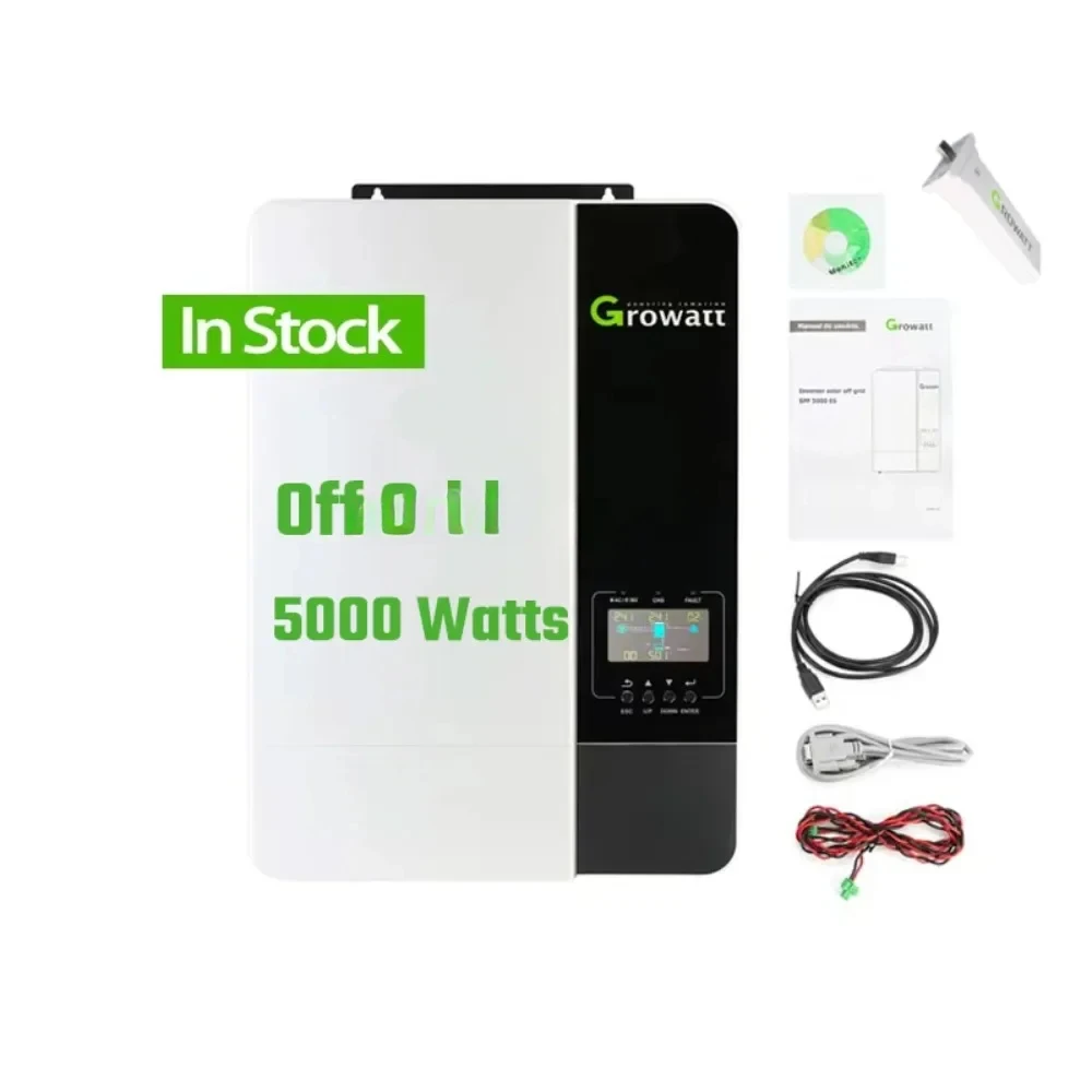 Inverter 48v Pure Sine Wave  MPPT Solar Charge Controller Growatt SPF3500ES 5000ES 3.5Kw 5Kw Hybrid