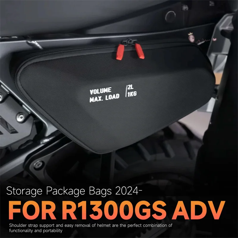 

Motorcycle Side Frame Bag Waterproof Storage Package For R1300GS Adventure 2024-2025 Bike Side Storage Bags