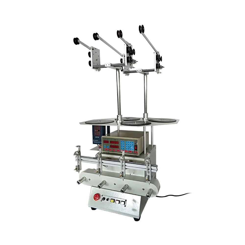 LY 840 자동 코일 와인더 권선 기계 고품질 0.03-0.6mm 와이어 4 축 110mm 너비 100mm 나사 직경 220V/110V